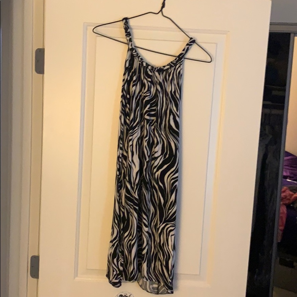 Zebra print dress